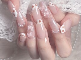 可愛め♪フレンチネイル