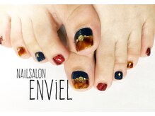 ネイルサロンアンヴェール(ENVIEL)/秋フット
