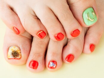 フラッシュネイル フレンテ西宮店/フット☆デザインコ-ス