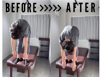 全力ストレッチ 滋賀草津店/Before/Afterチェック