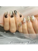 アンナズネイル(Anna's Nail)/アシンメトリーデザイン