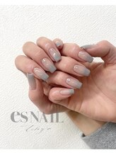 エスネイル 渋谷本店AT公園通り(es NAIL)/グレージュグラデ