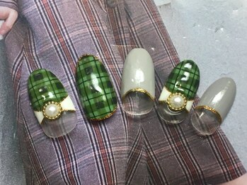 ネイル ナテュール 平塚店(Nail Nature)/ギンガムチェック