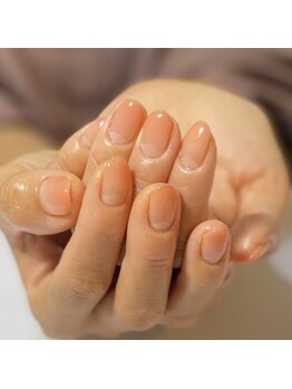 くすみ系グラデーションネイル♪