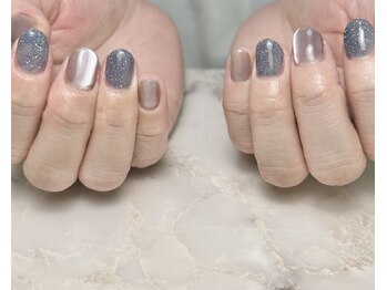 アオネイル(青桜 ao_nail_)/《人気No.1》マグネットネイル