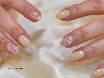 マリーネイルズ 心斎橋店(MARIE NAILS)/新規様¥6,600 フラワー 0327d