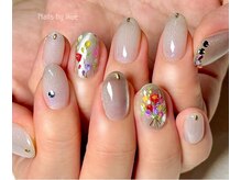 リアン 大宮(Rian)/手書きフラワー/お花ネイル/マグ