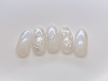 エヌワイ(Ny)/シェル　梅雨ネイル