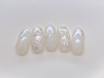 エヌワイ(Ny)/シェル 梅雨ネイル