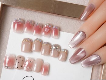 ナイスネイル 桂店の写真/【全メニューオフ込み★パラジェル取扱店】ニュアンスネイルやマグネットネイルがオフ込み¥4,990[桂]