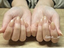 リマネイル(lima nail)/ほんのりキラキラベージュ