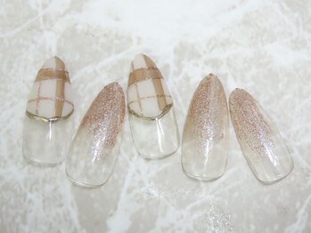 ツイード・チェック5900円