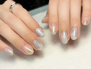 カルフールリル 姪浜店(carrefour Lir)/nail design：シンプルトレンド