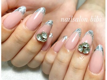 ネイルサロン ビビ(bibi)/ガラスフレンチ