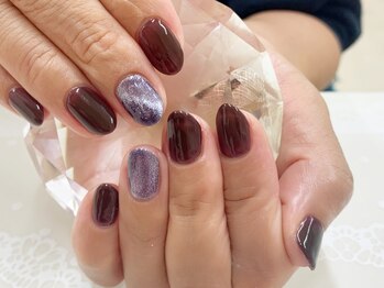 プルミエ ネイル(Premier Nail)/ディープブラウン&マグネット