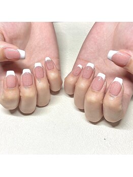 アリュール アンド エテルノ 小山店(Allure & ETERNO)/ラメベースフレンチ