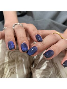 マッシュ abeno店(MASHU)/deep blue nail