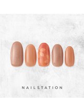 ネイルステーション リンクスウメダ店(NAIL STATION)/シンプルネイル／パラジェル