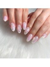 バブラブ/チークネイル×蝶々