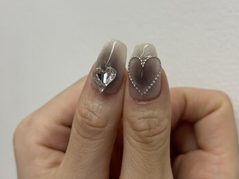 インザピンクリリー(in the pink LILY)/チークネイル/韓国ネイル