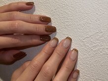 エピックベース(epic bace)/フレンチネイル/春ネイル