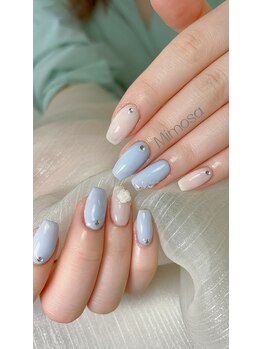 ミモザ 吉祥寺(Mimosa)/春乳白色ベイビーブルー