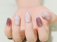 エムスラッシュネイル 本牧店(M SLASH)/大理石ネイル