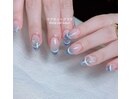 マグネットグラデフレンチネイル