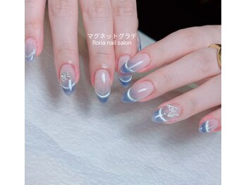 マグネットグラデフレンチネイル