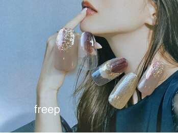 フリープ(freep)/12月月替りネイル 春 夏 秋 冬