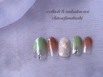 ノイ noi 千歳船橋店 ネイルサロン/2021.10月キャンペーンネイル3-1