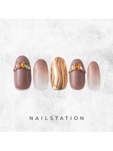 ネイルステーション リンクスウメダ店(NAIL STATION)/ビジューネイル／パラジェル