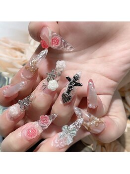 クイーンズビューティーサロン 新宿本店(Queen's beauty salon)/チップ長さだしやり放題