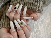 ソルミア ネイル 渋谷(Solmia nail)の雰囲気（スカルプ・長さだしなどロングネイルや亀裂補強はお任せ下さい◎）