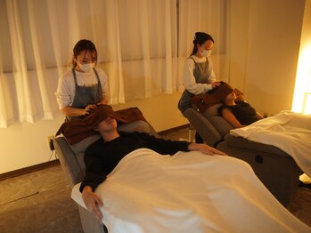 ヘッドミント 春日部店の写真/【ペア利用大歓迎♪】極上ドライヘッドスパで、日常の疲れに癒しをご提供♪スキマ時間やお仕事帰りにも◎