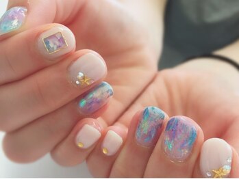 ラシェスキタモト (luscius kitamoto)/オーロラ ブルーネイル