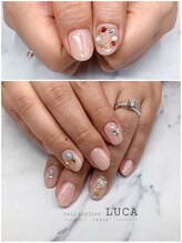 ネイルアトリエルカ(nail atelier LUCA)/W-453　大人クリスマスネイル