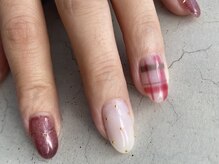 アトリエ フェム(atelier.fem)/チェックネイル