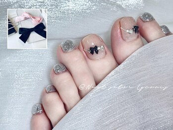 【127】可愛いフットアート