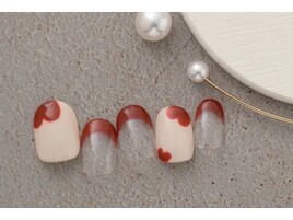 6000円　ハートアート　フレンチ