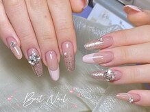 Best Nail 銀座店【ワンホンネイル・スカルプ・パラジェル・上品ジェルネイル】/フラッシュデザイン