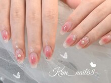 エルナ 新宿(Eluna)/チーク×お花ネイル 担当西村