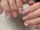 マイネイル(my nail)の写真/肌がきれいな印象へ☆パールとベージュのシンプルネイルでオフィスも日常も上品に♪
挿入