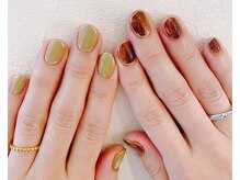 ネイルサロン ティフィン(tiffin)/～ニュアンスブラウンネイル～