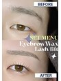 シーンスタジオ 市川店(SSIN STUDIO)&nbsp;【一気に垢抜け】眉ワックスとまつパのセット。朝が楽チンに！