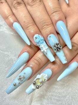 エクアネイルズ(Akuwa nails)/スカルプ3Dアート180分やり放題 