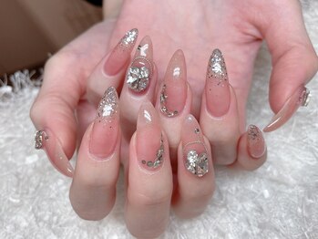 レアネイル 新宿(le'a nail)/ラメグラデザイン