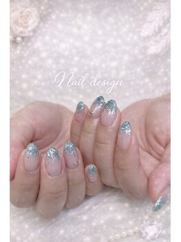 キュービーネイルプラス 大宮マルイ店(QB Nailplus)/氷みたいに、澄んだきらめき。