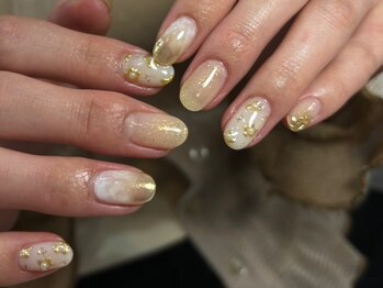 サトリネイルルーム 京橋店(Satoril nail room)/more art /white flower