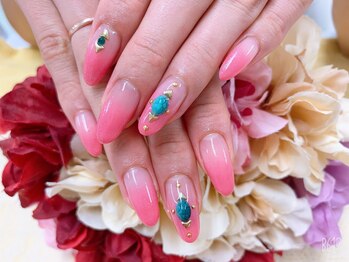 ダブルネイル(Double Nail)/【ほり】グラデーション